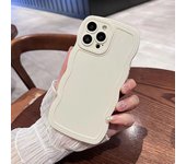 Solid Color Wave Lens Protection Phone Case For iPhone 11 12 13 14 15 16 Pro Max 7 8 Plus SE 2020 2022 X XSMax XR Soft TPU Cover