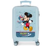 Disney Mickey Maleta De Cabina ABS Rígida Road Trip Azul
