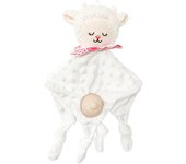 Lindo chupete de silicona de seguridad con forma de vaca y oveja, toalla relajante con muñeca para masticar