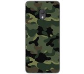 Tumundosmartphone Funda Gel Tpu para Alcatel 1C 2019 diseño Camuflaje Dibujos