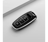 Soft TPU Car Remote Key Case Cover Shell Fob for Audi A3 A4 B9 A6 A7 4K A8 E-tron Q5 Q8 C8 D5 SQ8 Key Protection Bag Accessories