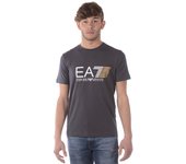 Emporio Armani EA7 Camiseta Algodón Hombre Gris Dark 3 ZPT62PJ03Z 1994