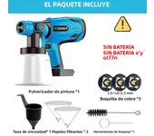 1500W Electric Cordless Spray Gun HVLP Paint Sprayer For Dewalt 20V Battery Furniture Coating Airbrush For Makita 18V Battery