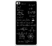 Tumundosmartphone Funda Gel Tpu para Huawei P8 Lite Diseño Formulas Dibujos