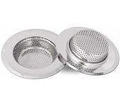 Filtro de fregadero de cocina, Filtro de fregadero de acero inoxidable, Rejilla de fregadero de cocina, 25 mm de profundidad, 2 piezas (Pequeño) girasol