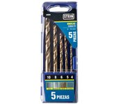 Broca Stein Cobalto de 4 a 10 mm (Paquete de 5)
