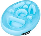 Bandeja Inflable, para Piscina, Titular Flotante, Soporte para Bebidas Frutas Posavasos Bar Hinchable para Verano SPA Playa Fiesta