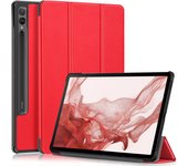 New For Samsung Tab S9 Fe Plus Case 12.4" Tri-Folding Stand Magnetic Smart Cover For Coque Galaxy Tab S9 FE S9 Plus Case