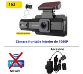 1080P Dual Camera Dash Cam For Cars WIFI APP Car DVR 3Inch Video Recorder Front inside Camera Black Box G-Sensor Car Accessory