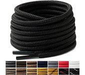 2 Pares de Cordones Redondos para Botas 4 MM Athletic Cordones de Zapato de Repuesto 120-180cm Cordones para Correr Deporte Caminar