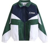Spring Fall Varsity Jacket Men Patchwork Embroidery Bomber Jacket Casual Street Loose Zipper Coat Women Couple College Jackets