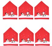 Juego de sillas no tejidas Juego de taburetes con diseño de muñeco de nieve