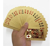 Rose Gold Playing Cards - Waterproof Plastic Poker Deck, Foil Pokers, Magic Cards - Card Collectors and Gambling Enthusiasts