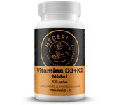 Vitamina D3+K2 Mederi (120 perlas)