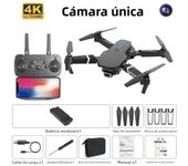 Professional Drone E88 4K Wide-Angle HD 1080P Camera WiFi FPV Height Hold Foldable RC Drone Quadrotor Helicopter Children's Toys