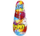Saco de Boxeo Hinchable Comic Blast Bop Bag de 119 cm Bestway 52630