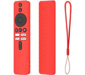 Protective Sleeve Silicone Remote Control Covers with Lanyard Shockproof Anti-Slip Accessories for Xiaomi 4K TV MiBoX 2nd Gen