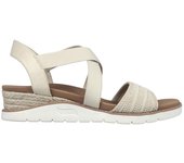 Cómoda  SANDALIA MUJER SKECHERS ARCH FIT BEACH KISS Altura Tacón bajo (1-3 cm) Referencia 114013-NAT