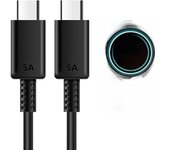 5A 45W PD Dual USB C Fast Charging Cable for Samsung S22 Plus S23 S24 Ultra Note20 A53 A54 A55 Quick Charger Type C Data Line 2m