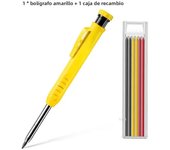Solid Carpenter Pencil Set Mechanical Pencil 3 Colors Refill Carpentry Marking Scriber Construction Tools Woodworking Tools