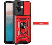 Shockproof Armor Magnetic Case for OPPO A98 A94 A93 A92 A79 A78 A77 A76 A74 A73 A72 A58 A57 A56 5G 4G Slide Camera Protect Cover