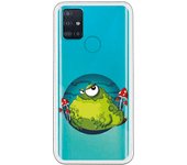 Funda compatible con Samsung Galaxy M51 - Monstruo verde
