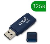 Memoria USB Pen Drive USB x32 GB 2.0 COOL Cover Azul