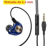 Dynamic HiFi Wired Earphone In Ear Monitor Sport Headphones Bass Stereo Gaming Noise Cancelling Headset Music Earbuds With Mic