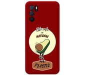 Funda Silicona Líquida Roja para Oppo A54s diseño Culo Natural Dibujos