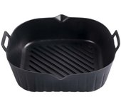 Cesta de silicona para freidora de Aire, bandeja para olla, contenedor reulizable, Molde para hornear, Protector de forma de Bote