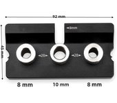 Precision Jig Dowel Cam Jig 3 In 1 Dowelling Jig Master Kit Wood Hole Drilling Guide Woodworking Position for DIY Wood Working
