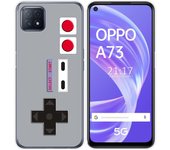 Tumundosmartphone Funda Gel Tpu para Oppo A73 5G diseño Consola Dibujos