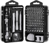 TACKLIFE DES120PC KIT 120 PCS ,kit Juego de destornilladores de precisión magneticos (120 unidades, portátil, teléfono, gafas, Mac, smartphone, bricolaje, ENVIO 24H, NUEVO