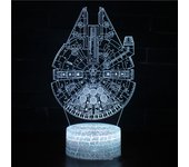 Anime Yoda Baby 3D Lamp LED Illusion Night Light Color Changing Lampara for Kids Bedroom Decor Nightlight Manga Groot Table lamp