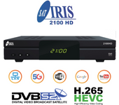 Iris 2100 UHD, Iris 2400 Combo Receptor Satélite Decodificador con Wifi, estable, compatible con modulación DVB-S/S2, canales con compresión H.265 y H.264 HEVC, la evolución del IRIS 2100, nuevo procesador Ali M2661, IRIS 2100 HD