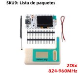 0.96 OLED Display ESP32 lora 32 v3 868MHz 915MHz HTIT-WB32LA_V3 LoRa32 SX1262 Development Board 2/5dbi for meshtastic devices
