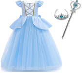 Girls Rapunzel Sleeping Beauty Aurora 2024 New Children Bella Costume Kids Cosplay Cinderella Princess Birthday Party Prom Dress