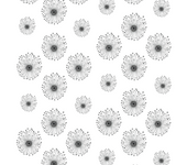 Papel Pintado Floral Dandelions Blanco