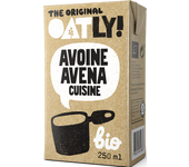 Crema de avena Cuisine bio Oatly 250ml.