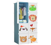 Vicyol S&D Armario Modular Infantil, Estantería de Módulos, Ropero para Niños, Organizador Modular, Estante de Almacenamiento para Hogar