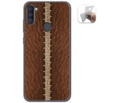 Tumundosmartphone Funda Gel Tpu para Samsung Galaxy A11 / M11 diseño Cuero 01 Dibujos