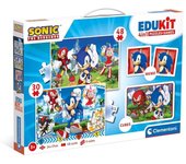 Sonic edukit 4 en 1 puzzle y juego para niños de Clementoni 18318