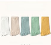 5 Pairs Women Five Finger Socks Toe Socks with Separate Fingers High Quality Cotton Women  Ankle Socks Yoga Sports