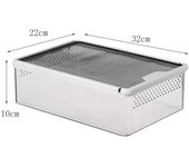 1 piece reptile animal terrarium horned frog turtle hamster corn snake cage water tank anti-escape pet box reptile box breeding box