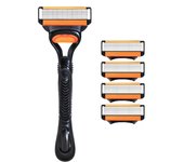 NEW 4-25 Pcs Comb Men's Razor Fusion Pro Power Shaving Shaver Male Face Beard Hair Trimmer 6 Layer Blades Replacement Refills