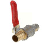 10mm Manguera Barb inline latón Agua aceite Aire gas combustible Válvula de Cierres tubería Línea Bola neumática controlador conector accesorios u0n7