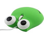 Lindo Ratón óptico con cable USB con forma de animal, ajustado para computadoras de escretorio y portátiles