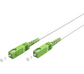 CABLEPELADO Cable Fibra optica para Router | Latiguillo Monomodo Simplex | FTTH - 9/125 OS2 - SC/APC-SC/APC | Compatible con Orange, Movstar, Vodafone, Masmovil, Yoigo y Jazztel | 2 Metros