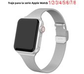 Strap For Apple Watch Band 45mm/41mm 44mm 40mm 49mm Stainless Steel Correa Bracelet Belt IWatch Series 5 4 3 SE 6 7 8 Ultra