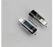 140W USB C To Type C Adapter Lightning Output Digital Display Fully Transparent Adapter For iPhone Tablet Laptop OTG Connector
